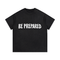 Adult Be Prepared Vintage Logo Tee - White