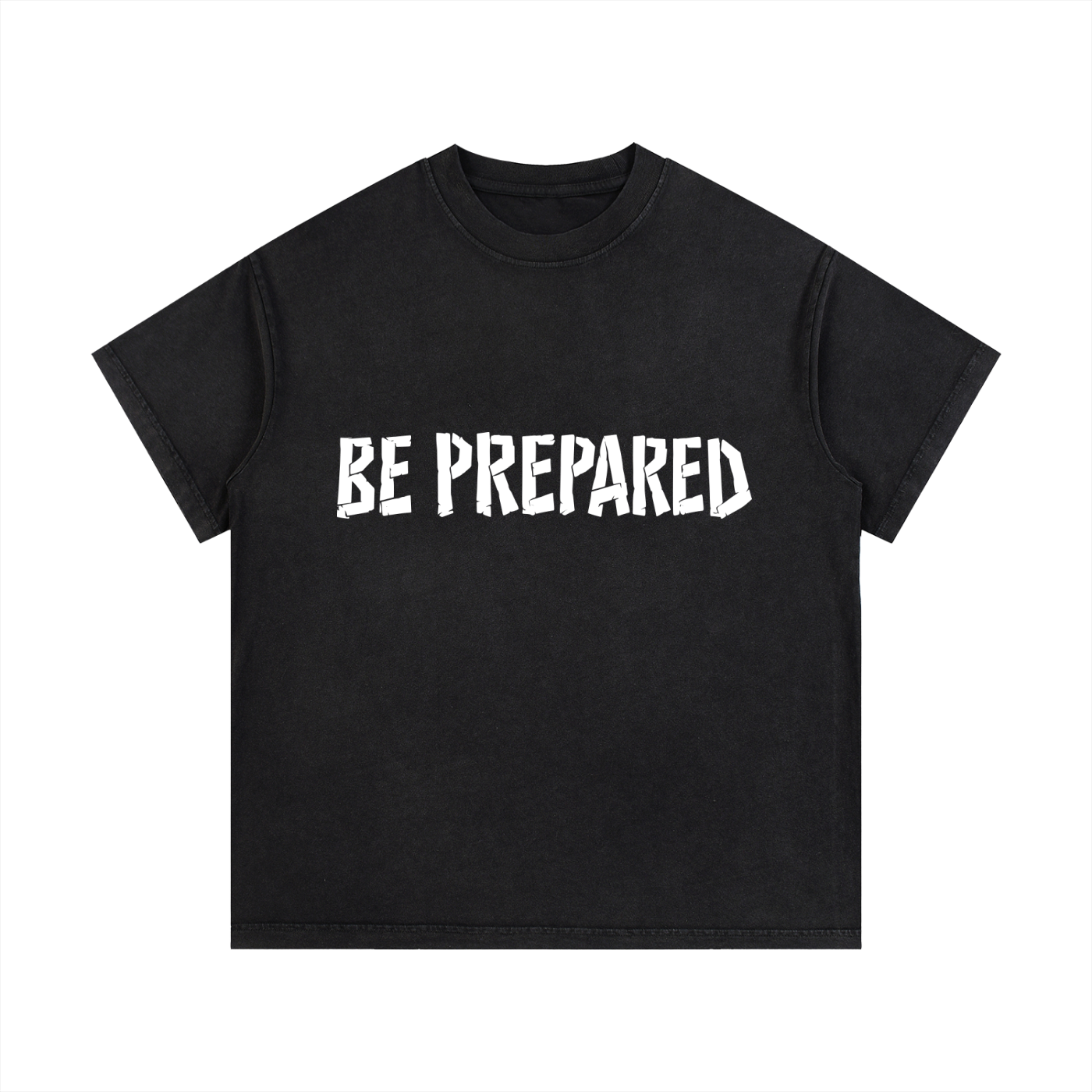 Adult Be Prepared Vintage Logo Tee - White