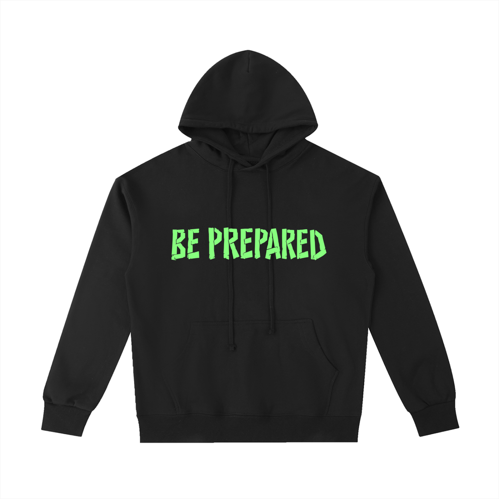 Adult Be Prepared Vintage Logo Hoodie - Green